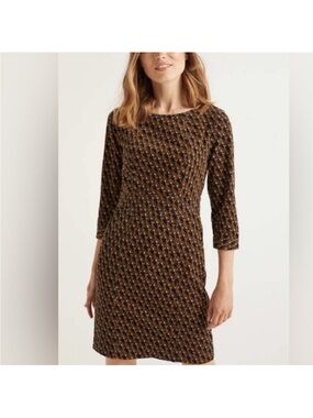 Boden Coraline Dress in Country Hare Size 4!